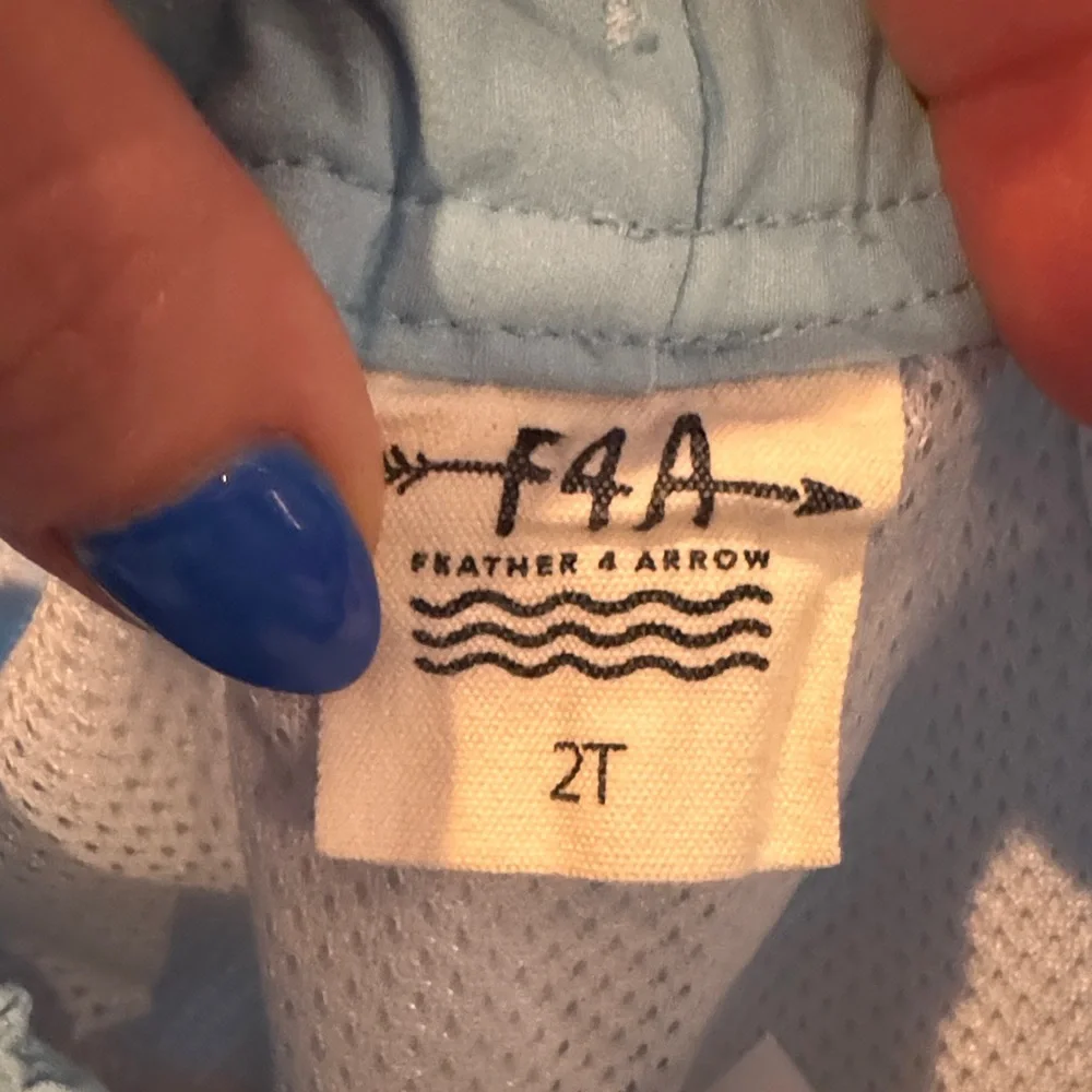 Feather 4 Arrow Swim Trunks Bathing Suit Vintage Stripe Aloha Nights Kids 2t boy